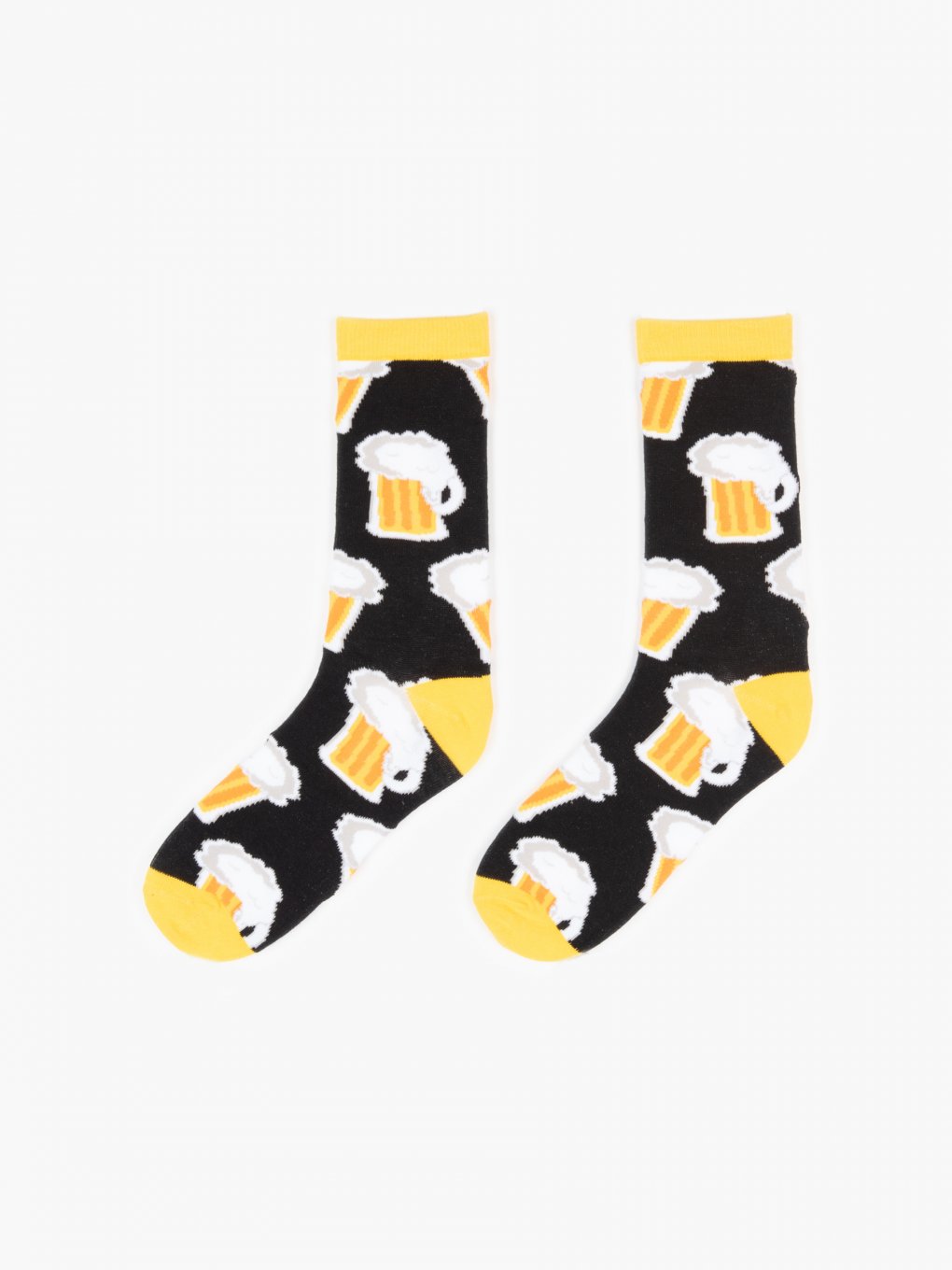 Patterned crew socks