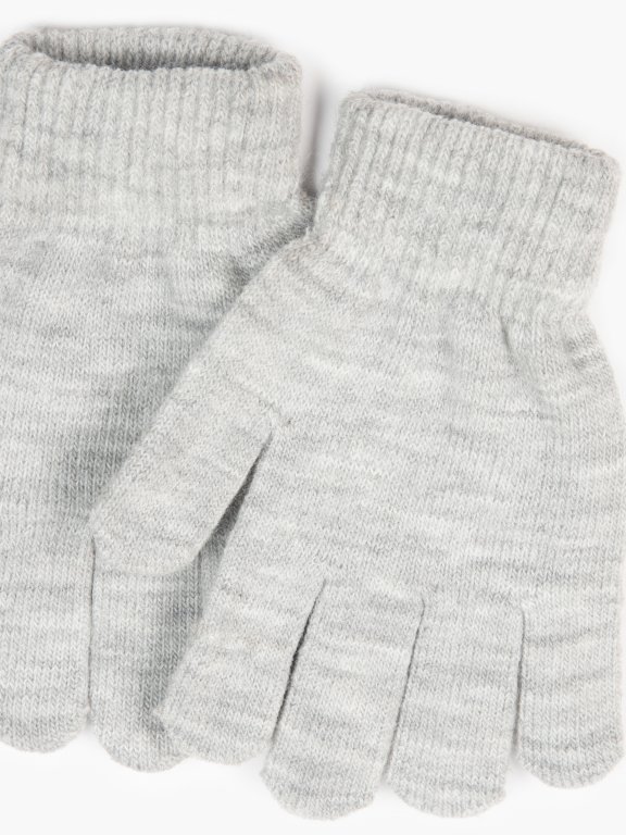 Základné pletené chlapčenské basic rukavice