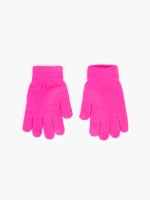 Základné pletené dievčenské basic rukavice