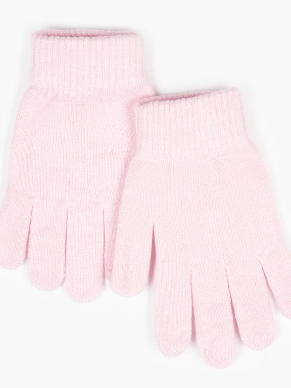 Basic dziewczęce rękawiczki basic