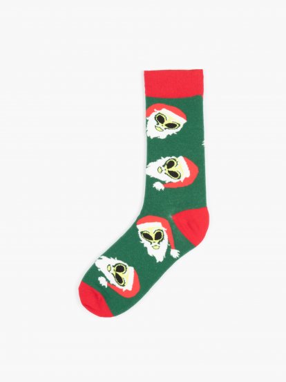 Ponožky s vianočným motívom pánske