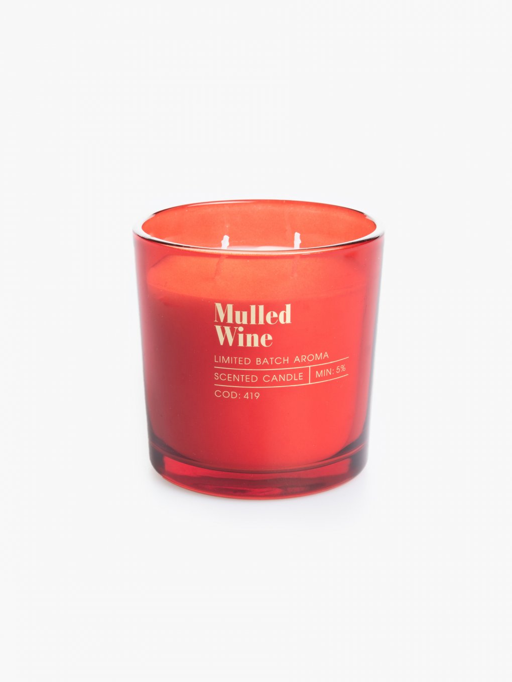 Wine scented candle