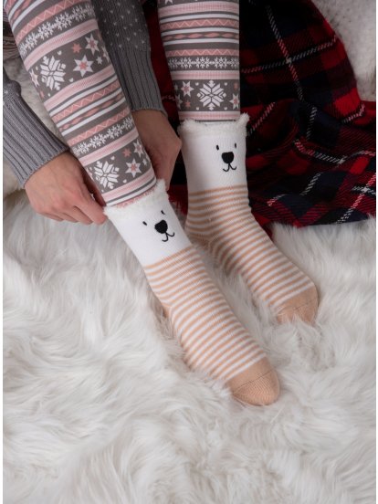 Zateplené ponožky dámské