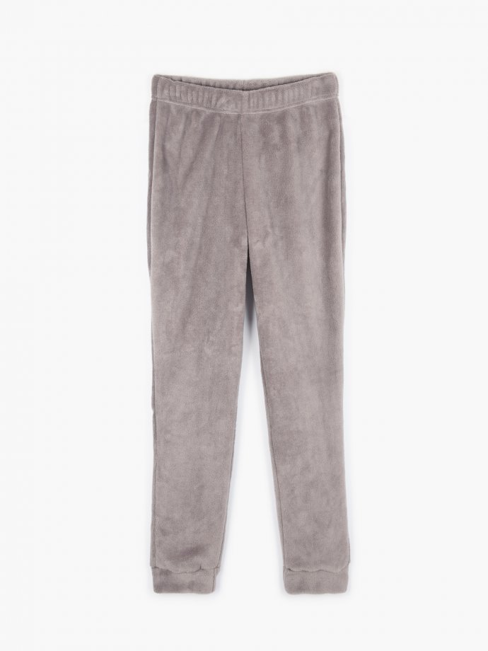 Mossimo Mens Long Sleeve Knit Grey Pajama Set Top & Bottom PJs Size Large 