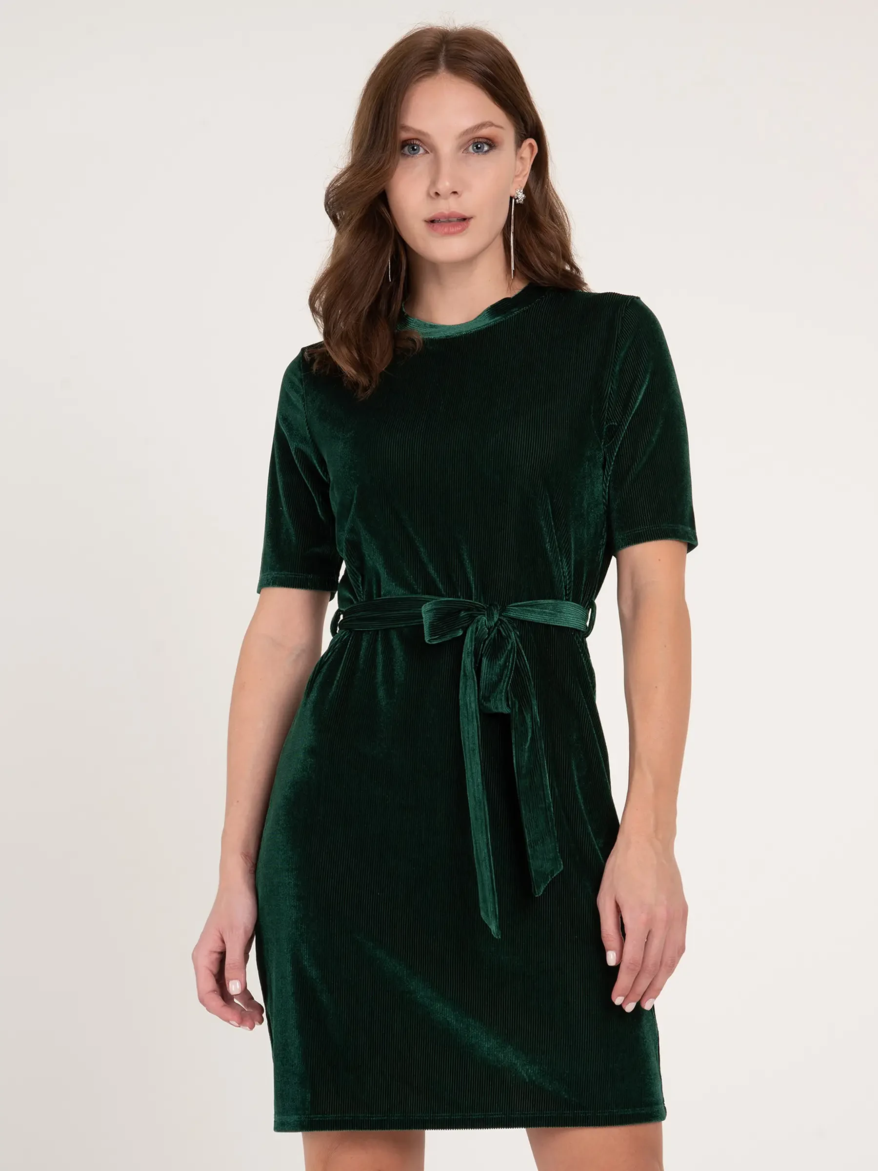 velvet ribbed dress Velvet By Graham & Spencer Agoura Midi Dress