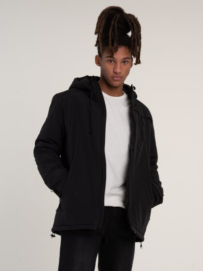 Light padded jacket with hood