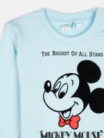 Bavlnené tričko s dlhým rukávom Mickey Mouse