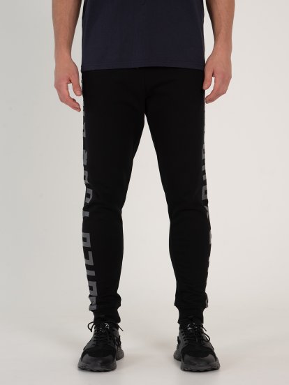 Jogger sweatpants with print