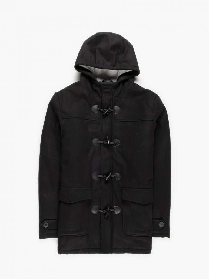 Padded hooded coat