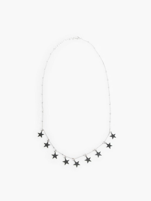 Necklace with star pendants