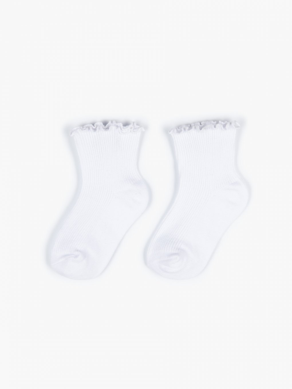 Žebrované dívčí ponožky