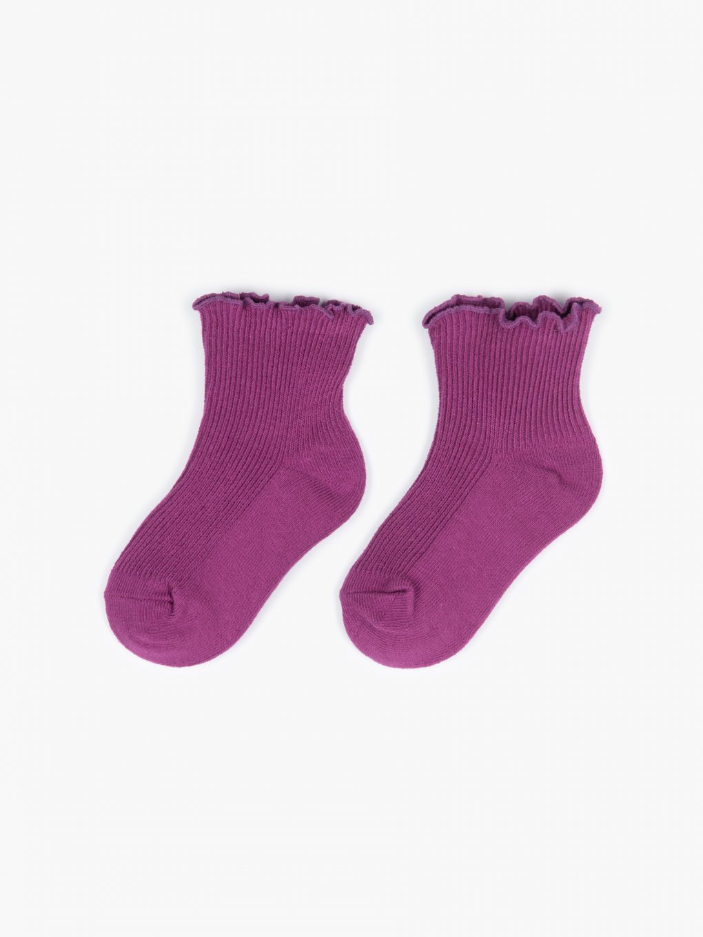 Žebrované dívčí ponožky