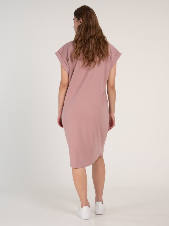 T-shirt dress with side pokets