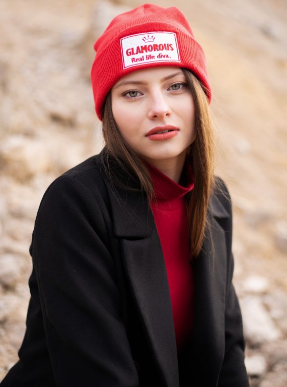Beanie with embroidery