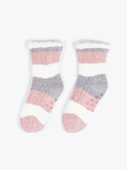 Warm slipper socks