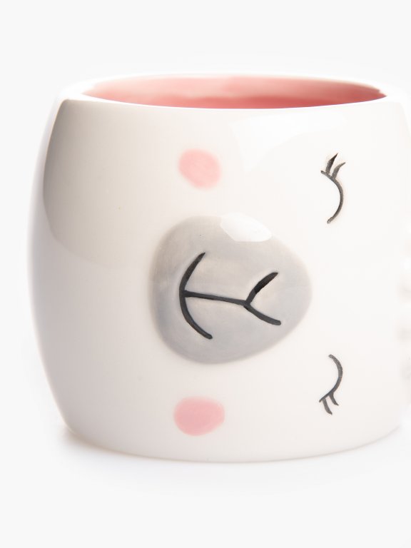 Ceramic mug llama