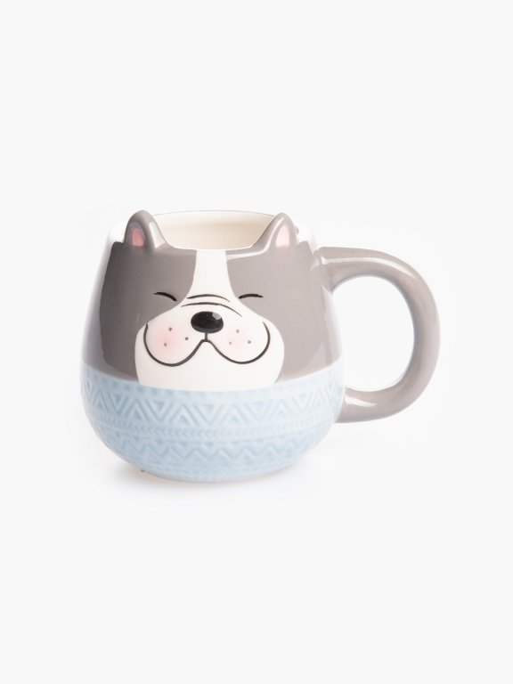 Ceramic mug dog