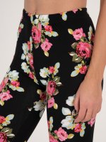 Floral print leggings