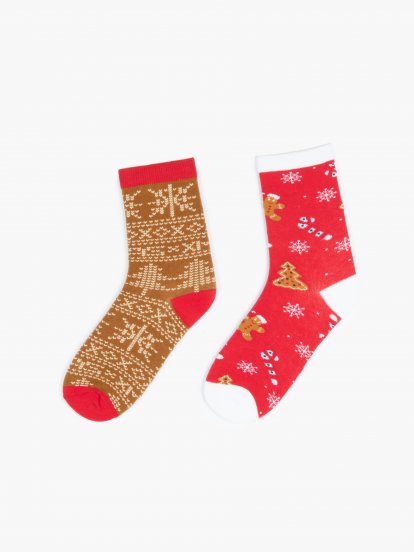 Christmas crew socks