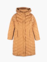 Quilted padded winter jacket with hood