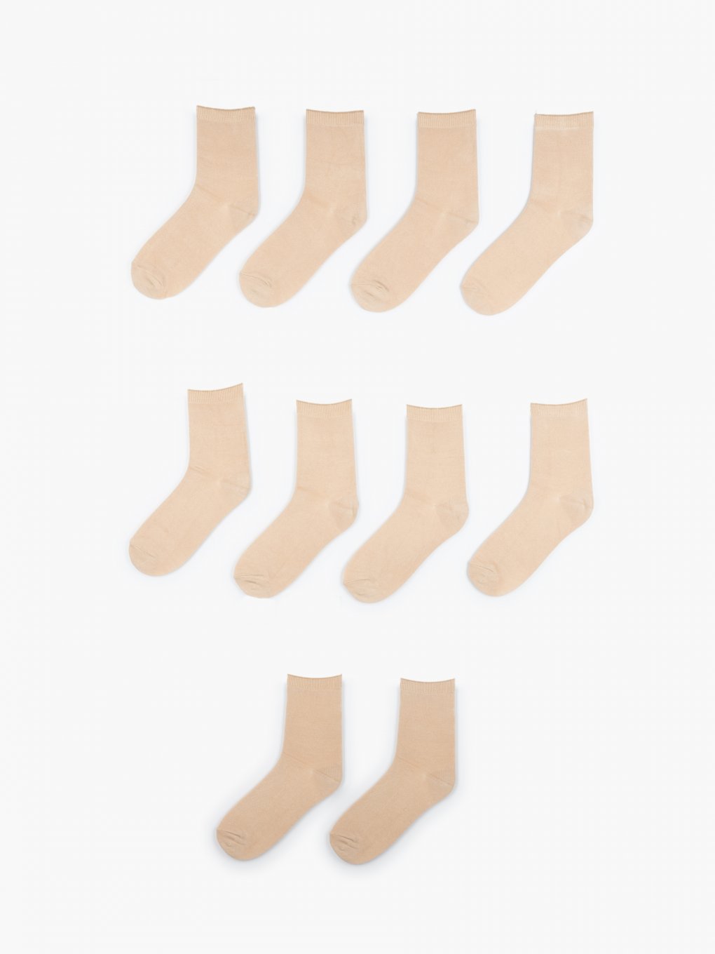 5 párov dámskych ponožiek z viskózovej zmesi