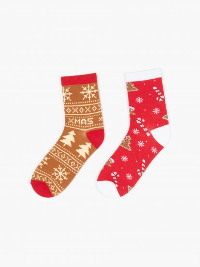 Christmas crew socks