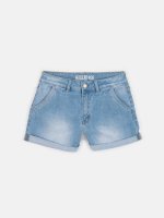 Denim shorts in light blue wash