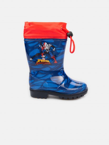 Spider Man wellington boots