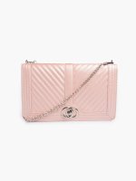 Crossbody quilted faux leather bag