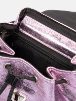Small metallic backpack