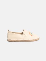 Canvas espadrilles with embro