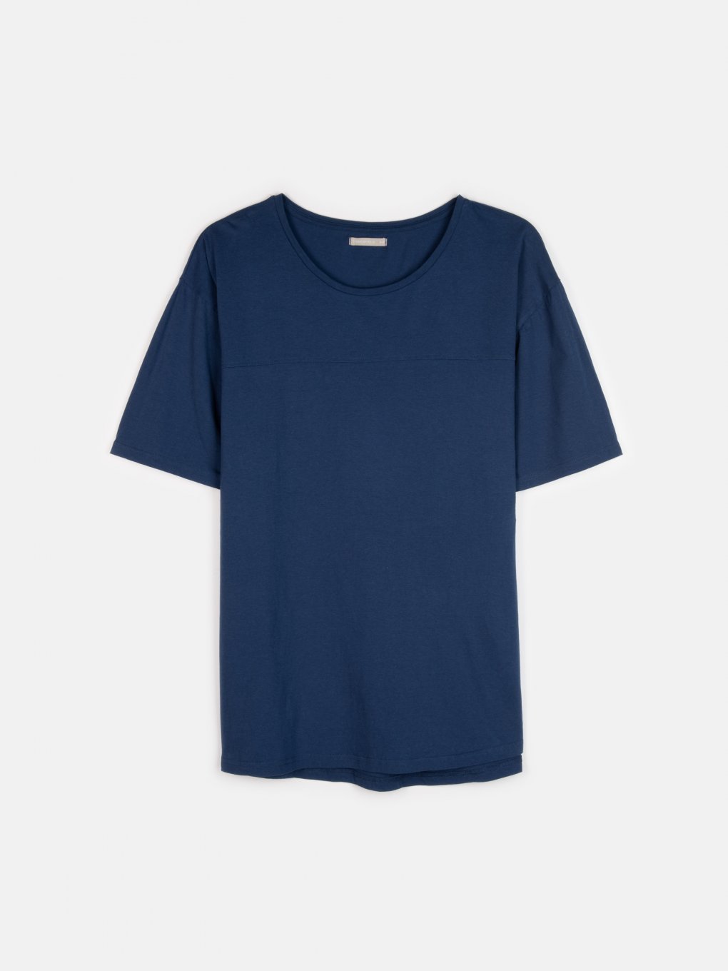 Bawełniany t-shirt damski basic z krótkim rękawem plus size