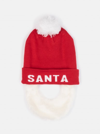 Santa cap with beard