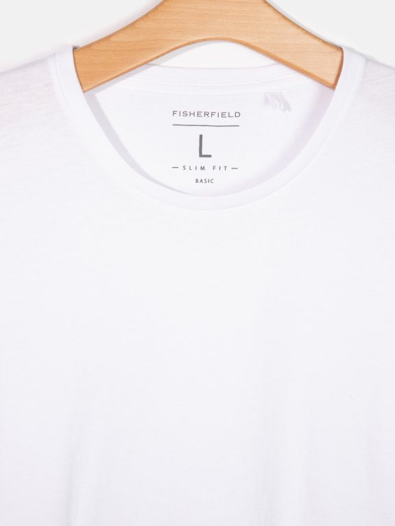 Základní bavlněné basic slim tričko pánské