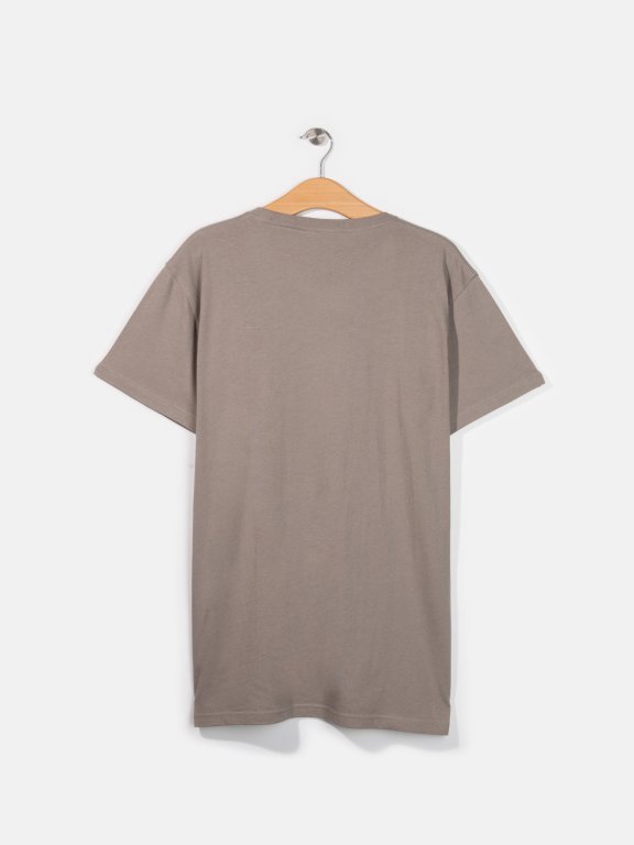Základné bavlnené basic slim tričko pánske