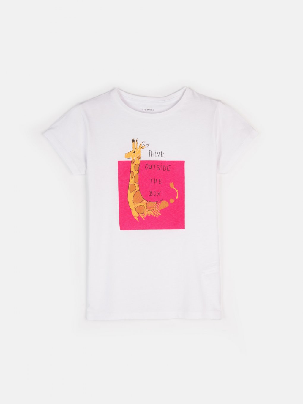 Bavlnené tričko s krátkym rukávom a grafickou potlačou dievčenské