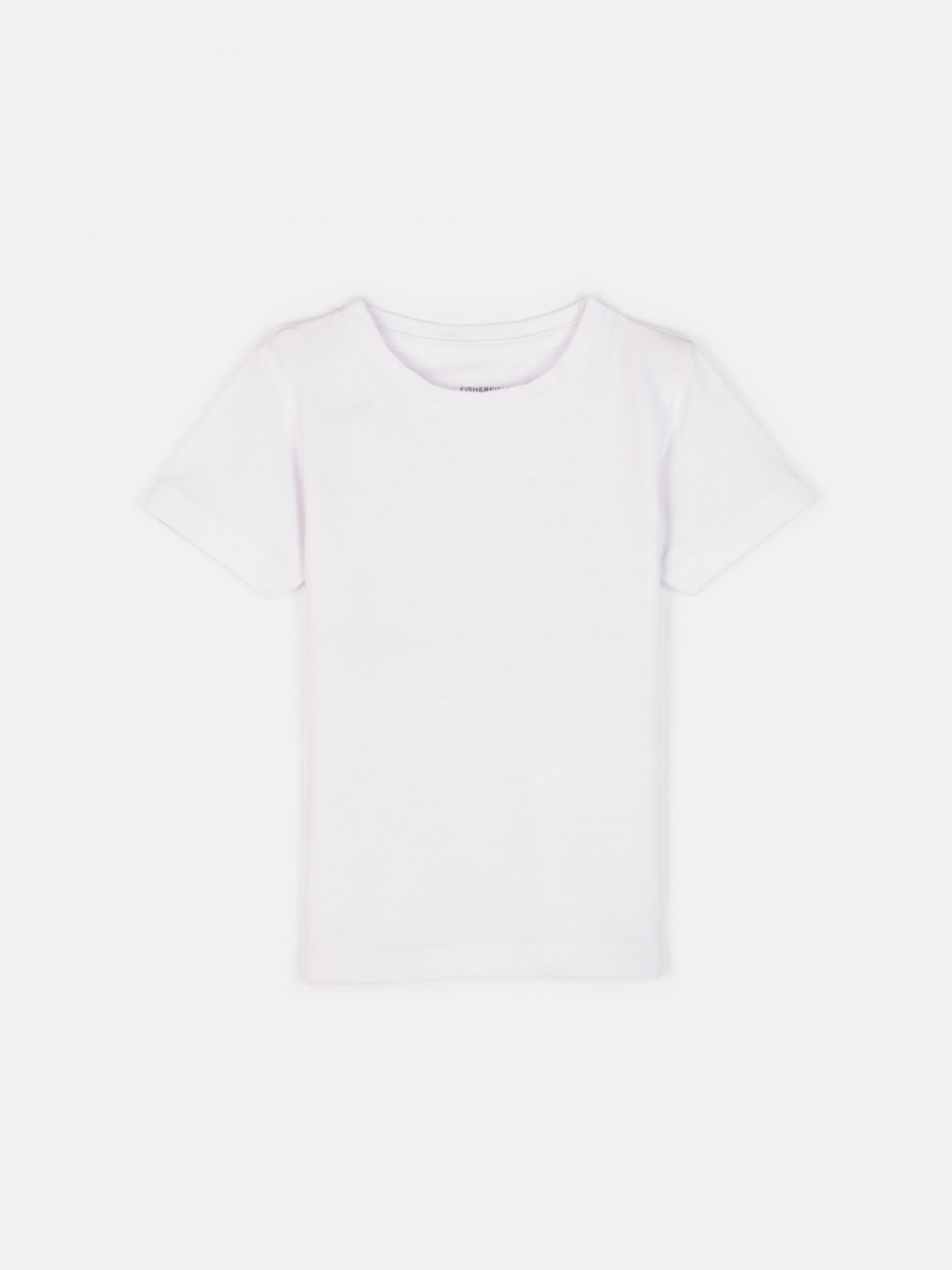 Jednofarebné bavlnené elastické tričko chlapčenské