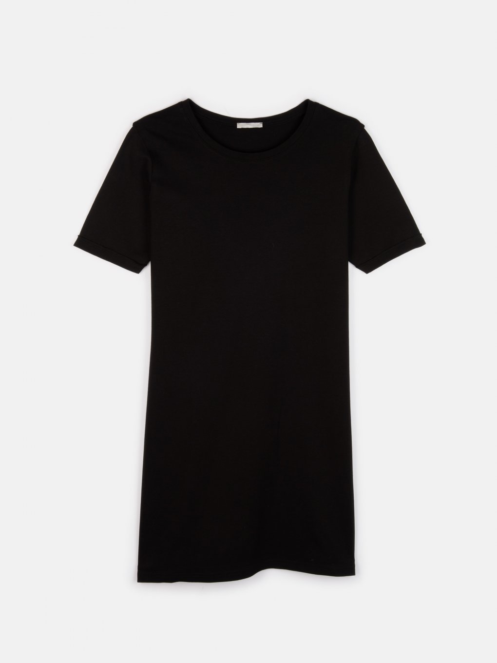 Základní basic tričkové šaty dámské plus size