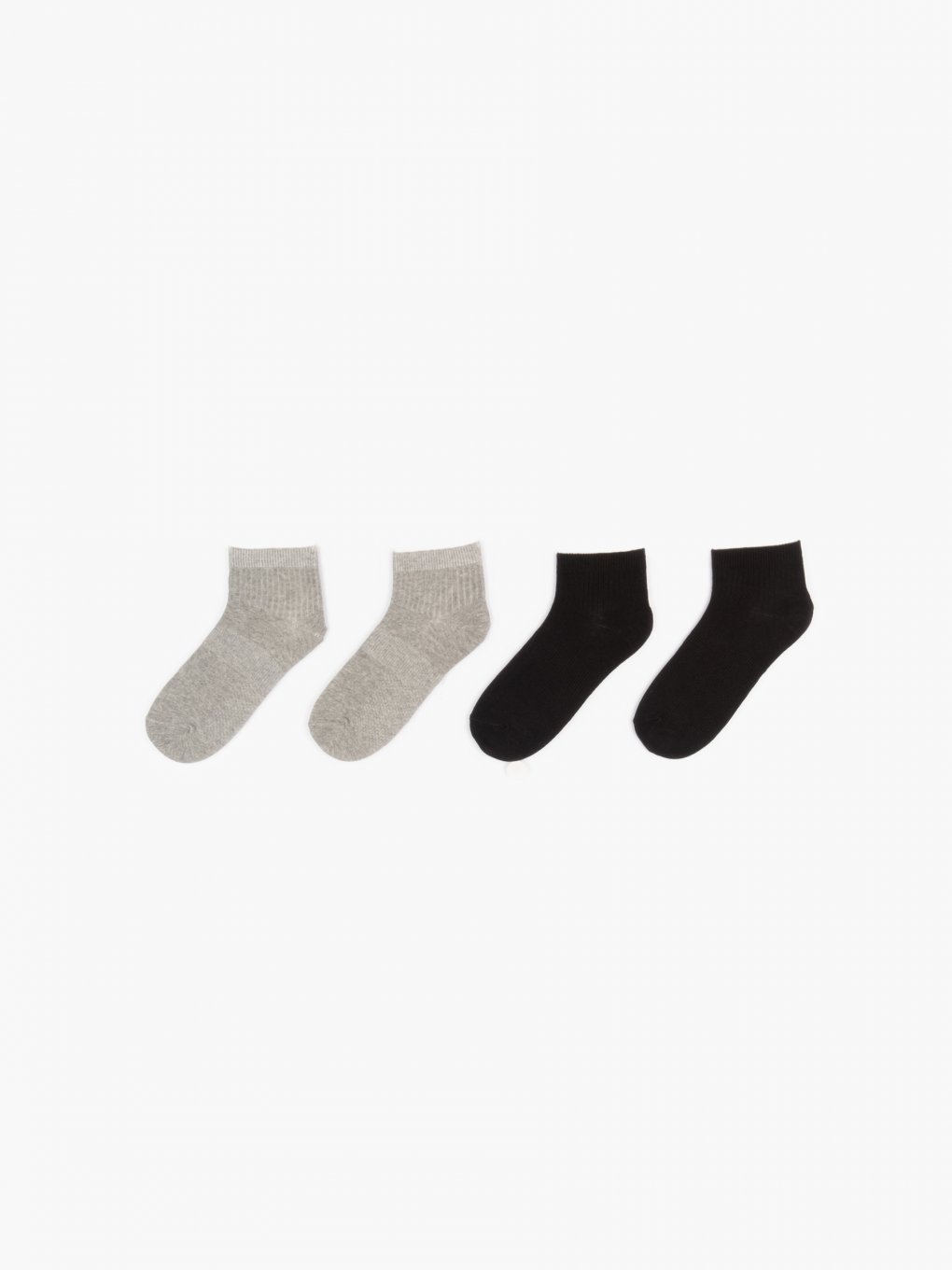 Balenie 2 párov základných basic pánskych členkových ponožiek