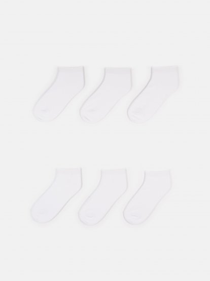 Balení 3 párů základních basic bambusových pánských kotníkových ponožek