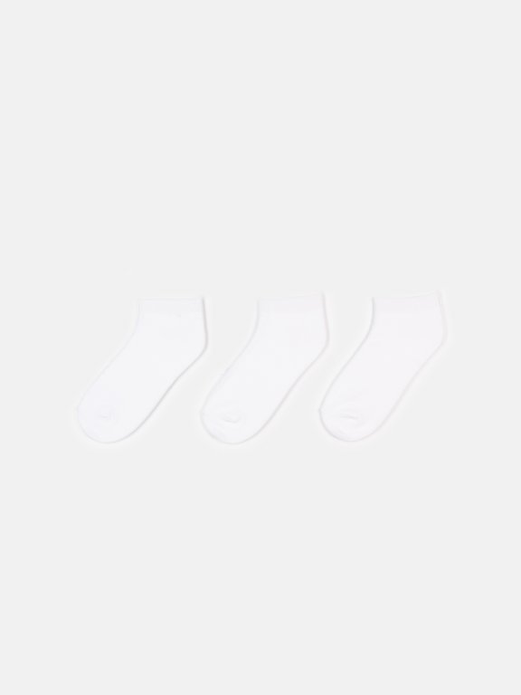 Balení 3 párů základních basic pánských kotníkových ponožek z viskové směsi