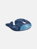 Whale bath rug