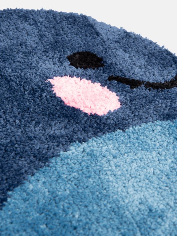 Whale bath rug
