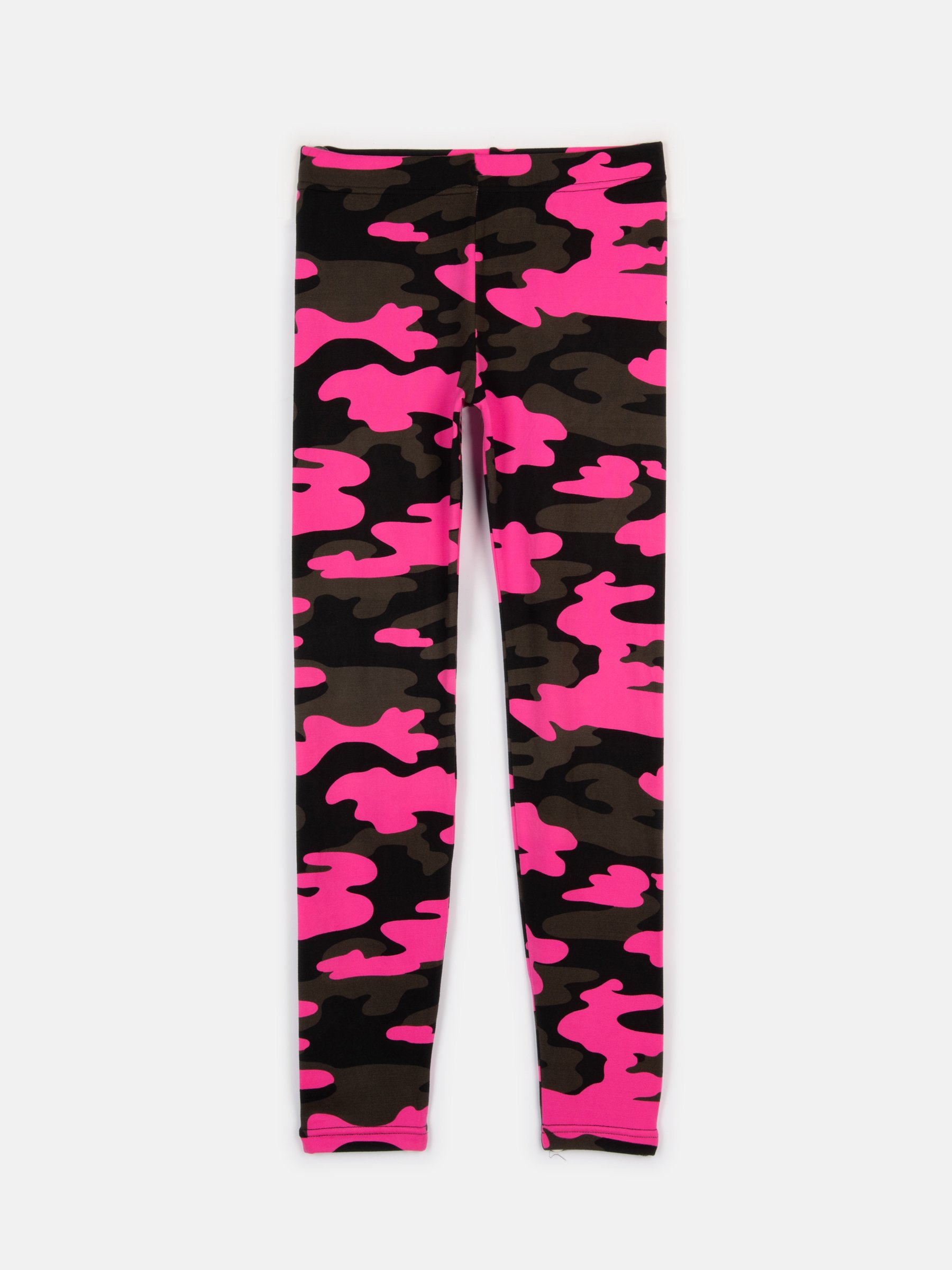 Plus Size Pink Camouflage Leggings