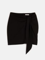 Mini skirt with knot