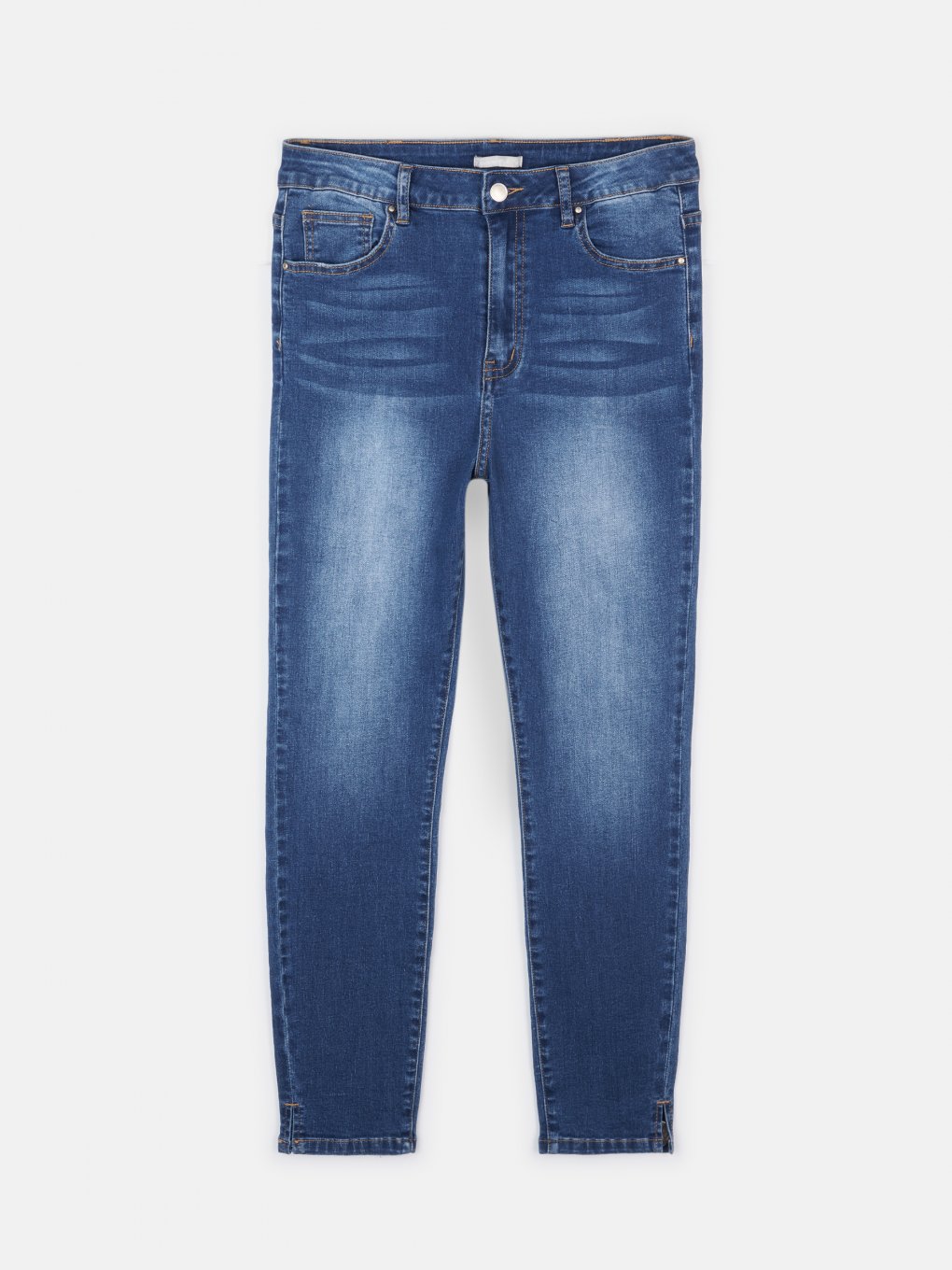 Modré skinny džíny