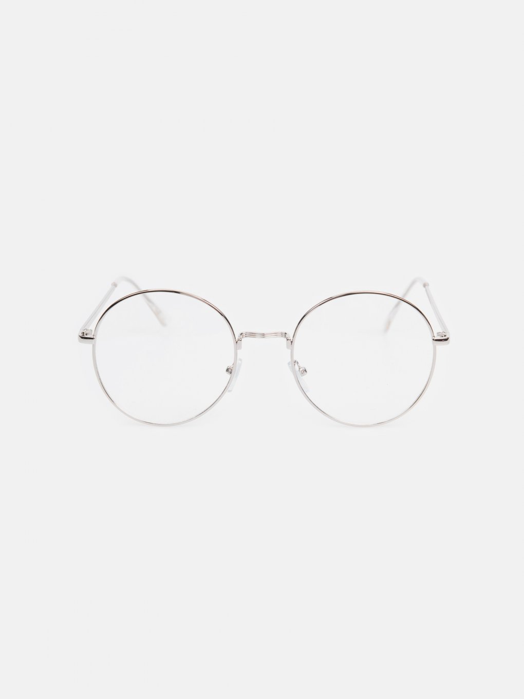 Round transparent lenses sunglasses