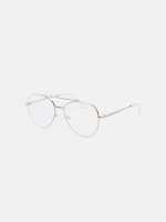 Transparent lenses aviator glasses