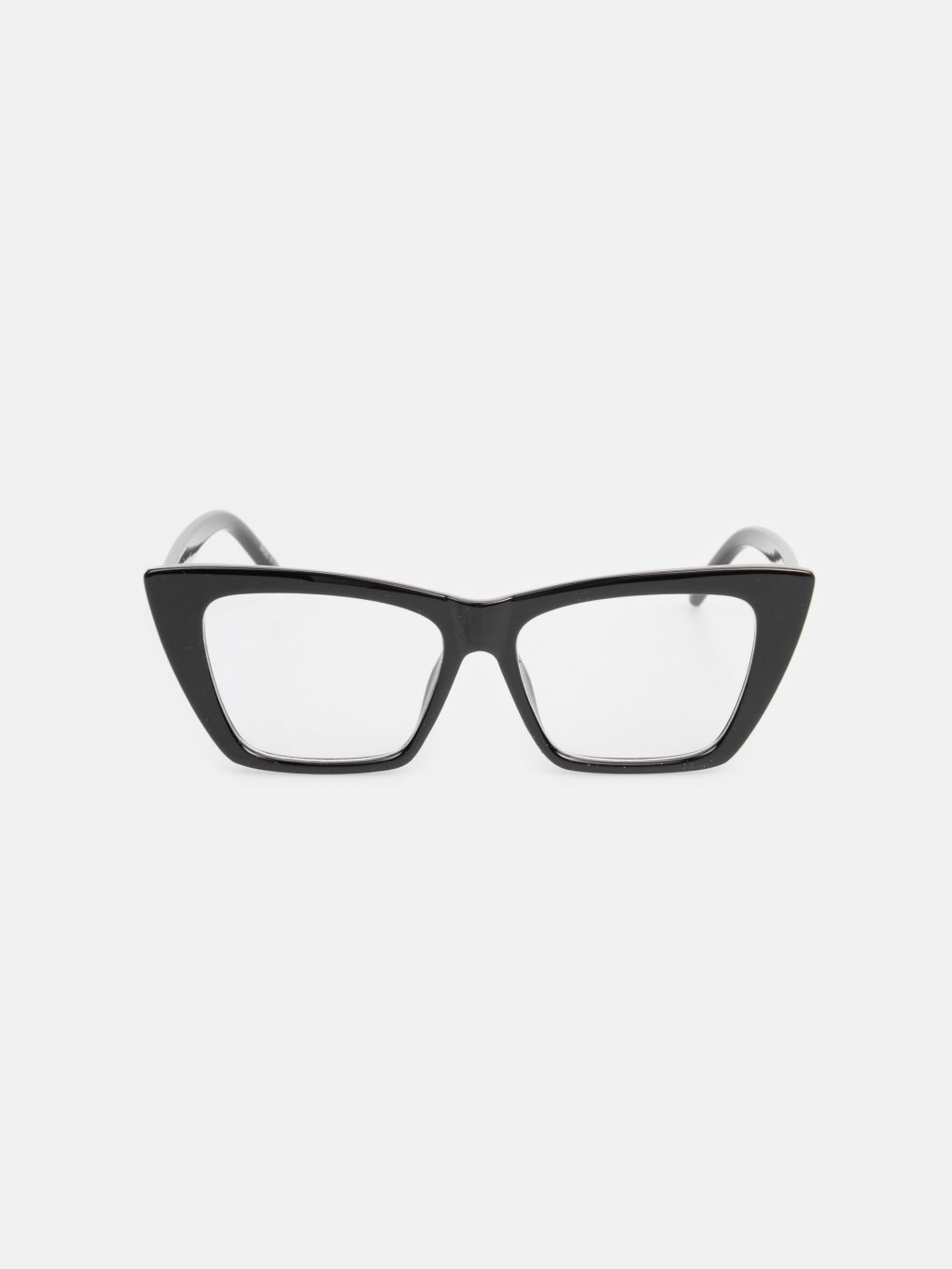 Transparent lenses cat eye sunglasses