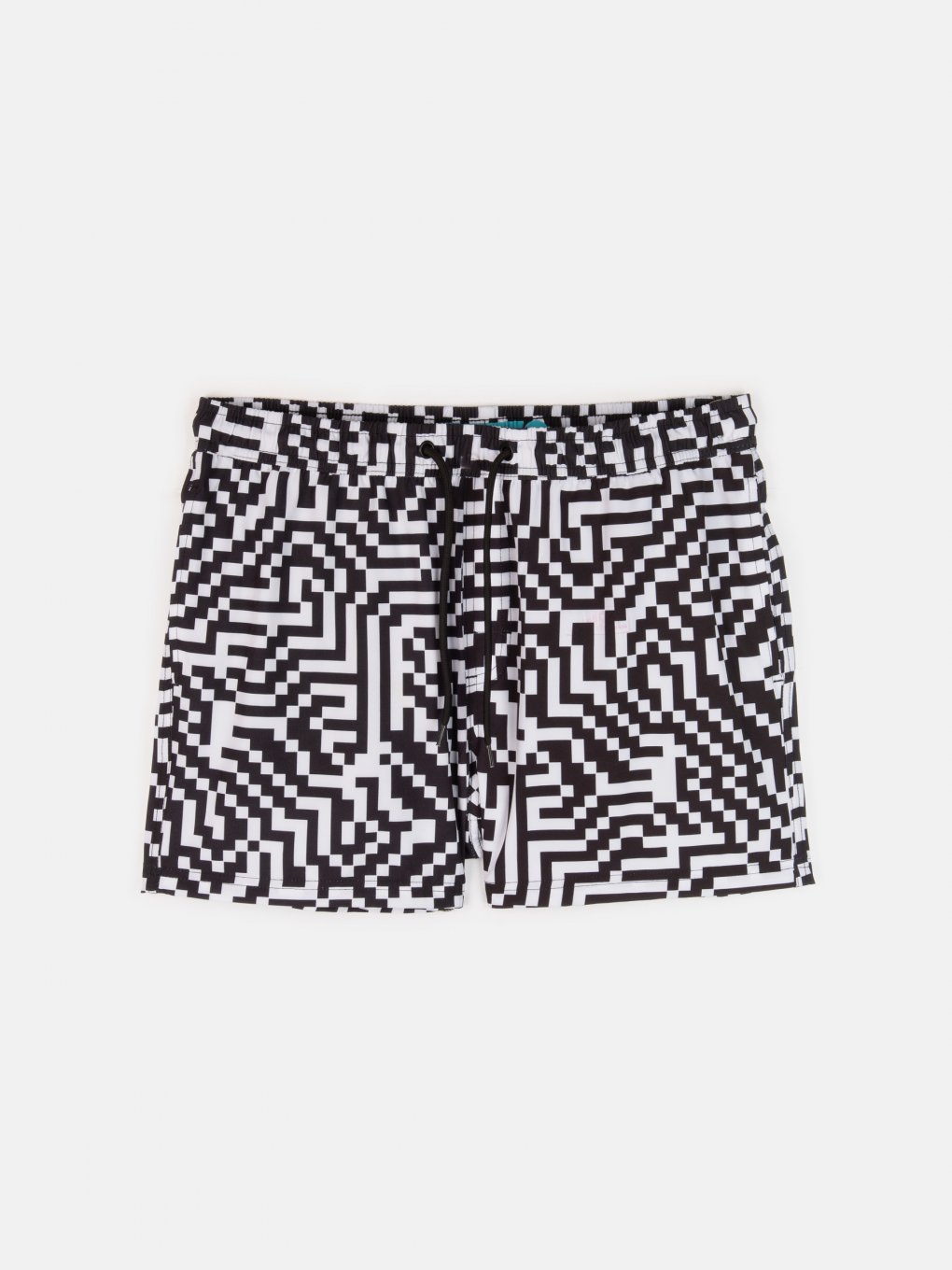 Printed stretch swim shorts